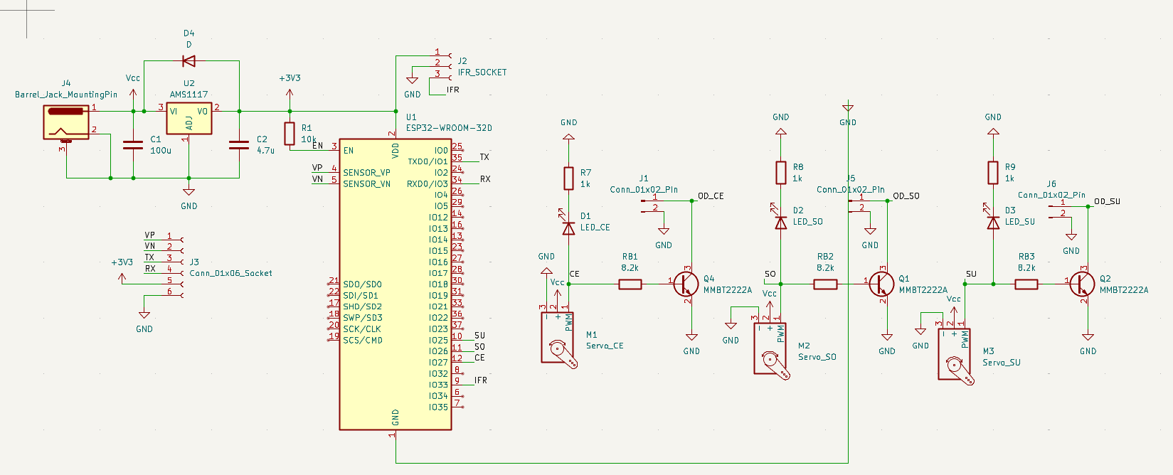 Schematic of the controller board
