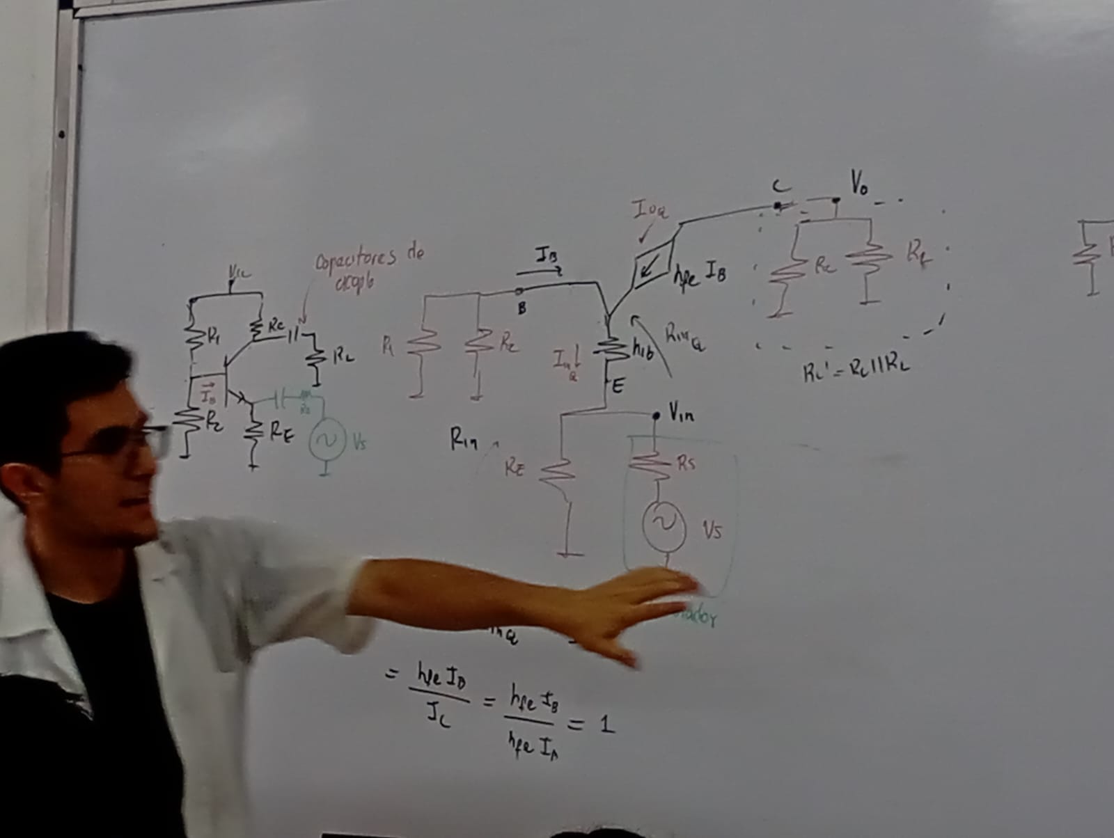David teaching a lesson